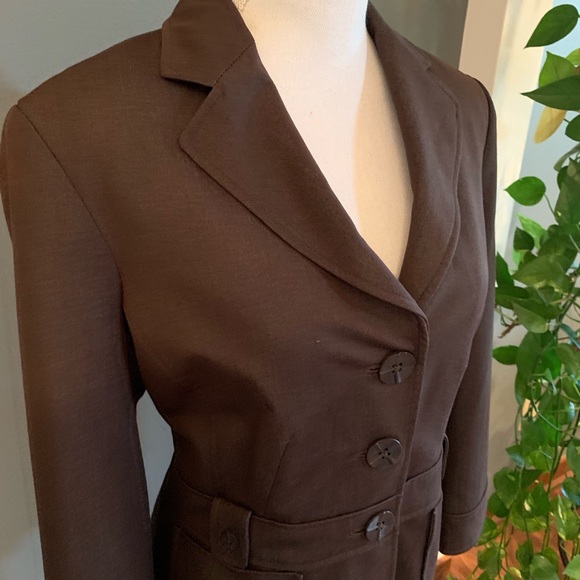 Signature by Larry Levine Brown Jacket/Blazer~10 - Picture 3 of 5